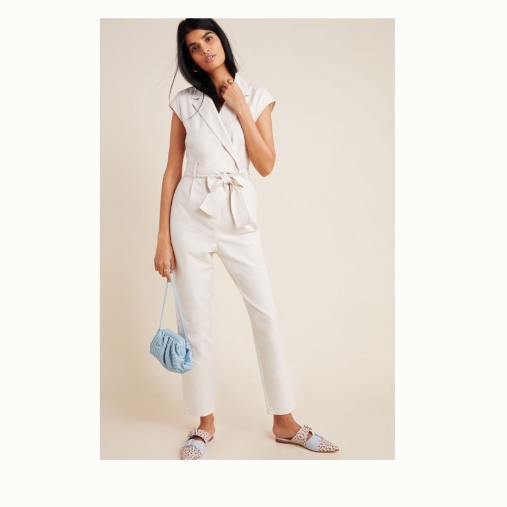 Anthropologie Eliza Jumpsuit. Never worn. Size 0.
